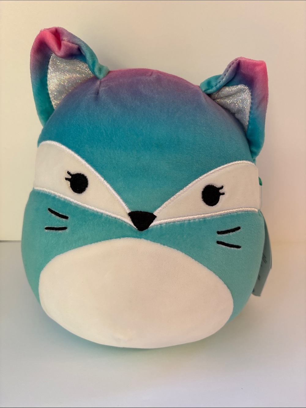 Squishmallows Vickie the Blue & Pink Fox 9” Plush Kellytoy NWT